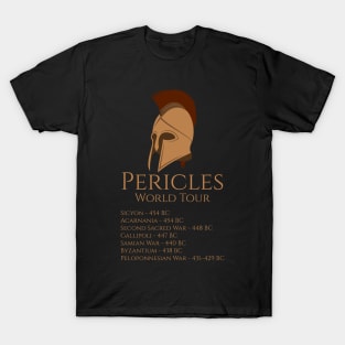 History Of Ancient Greece & Athens - Pericles World Tour T-Shirt